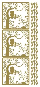 Owls in a Tree Dazzles™ stickers